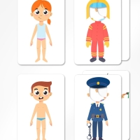 Настольная игра с липучками &laquo;Все профессии важны&raquo;, сюжетно-ролевая, 31 карта, 3+