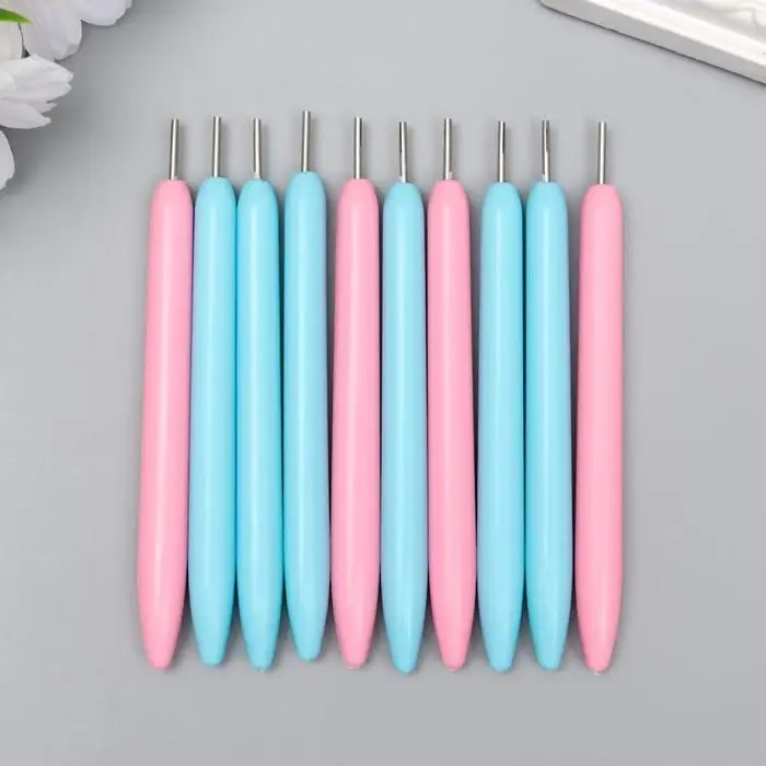 Инструмент для квиллинга с пластиковой ручкой разрез 1 см длина 11 см, МИКС