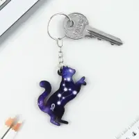 Брелок для ключей деревянный &laquo;Лев&raquo; знак зодиака, 4,5 х 6 см