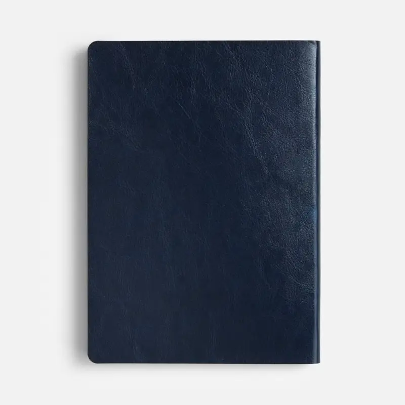 Ежедневник Doppio, недатированный, синий с оранжевым