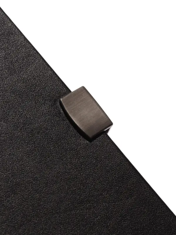 Ежедневник недатированный формат А5, с хлястиком, 80л, линия, пвх, Черный