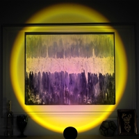 Световой прибор &laquo;Закат&raquo;, 5 картриджей, свечение тёплое белое, 5 В