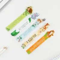 Закладки фигурные, картонные 5 шт. &laquo;Звери&raquo;