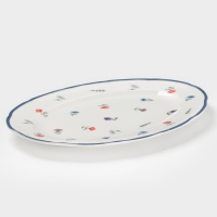 Блюдо овальное "Романс" 29,7х21х2 см