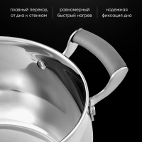 Кастрюля 5 литров Mela для индукции
