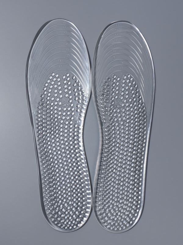 Стельки (полиэстер, силикон) на кл осн универс 36-45р-р 28,5см (пара) прозрач пак SS