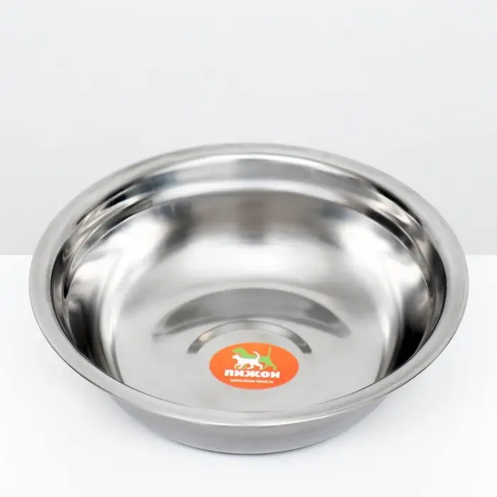Миска металлическая эконом, 0,5 л, 17 х 5 см