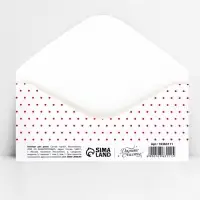 Конверт для денег &laquo;Бант красный&raquo;, 16.5 х 8 см