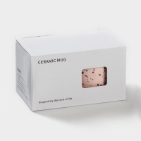 Кружка керамическая &laquo;Бублик&raquo;, 300 мл, цвет розовый