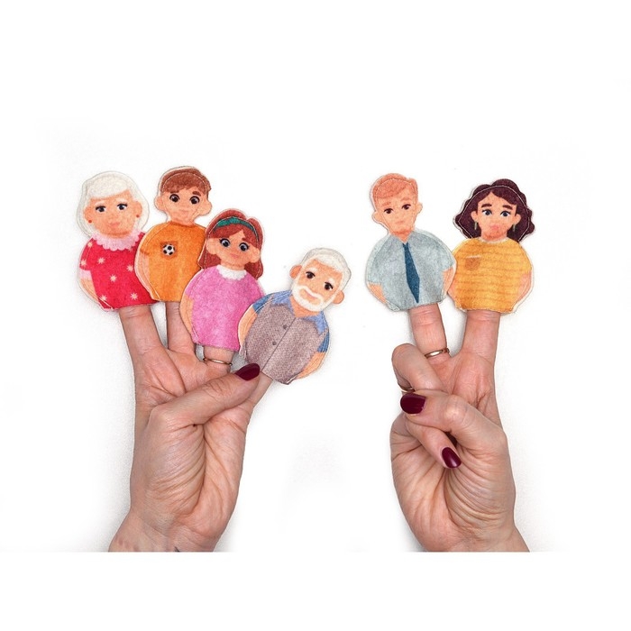 Игра-конструктор &laquo;Семья&raquo;, 6 деталей, 9 см