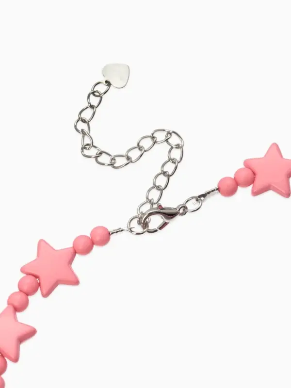 Бусы детские &laquo;Выбражулька. Звезды&raquo;, набор 2 шт. розовые