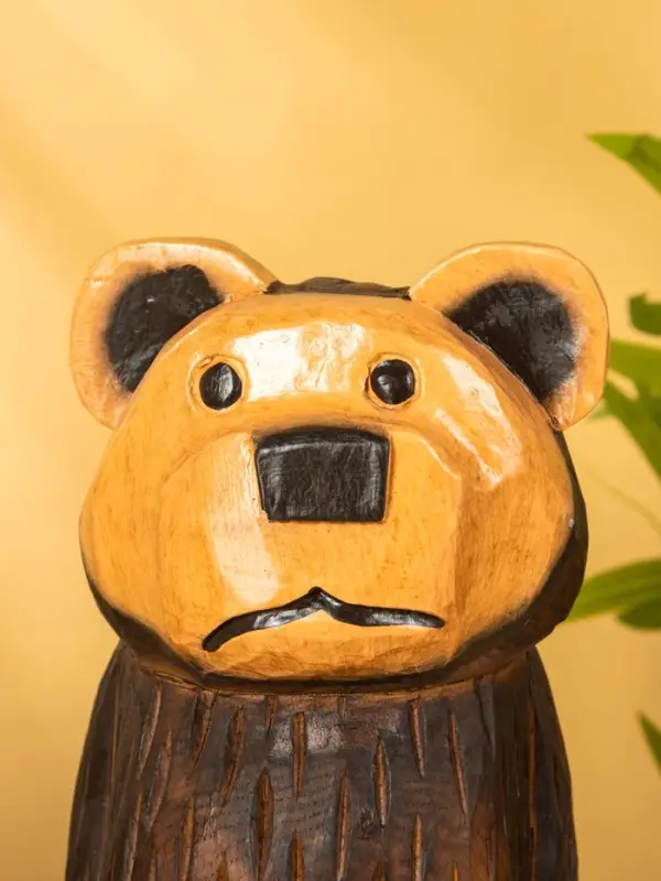 Сувенир "Мишка" дерево 16х14х30 см