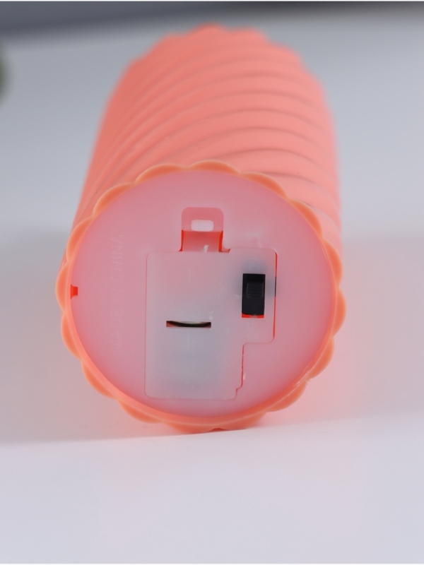 Ночник свеча "Свидание" LED 3xAG13 оранжевый 5х5х11см