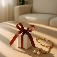 Коробочка подарочная складная &laquo;Купол&raquo; 4&times;4&times;5.5, бело-коричневый