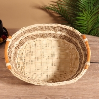 Корзина плетеная 32x25x11 см, ротанг