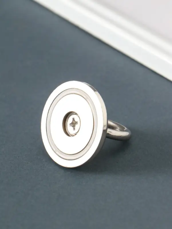 Поисковый магнит односторонний сила сцепления 0-38 кг d=42 мм