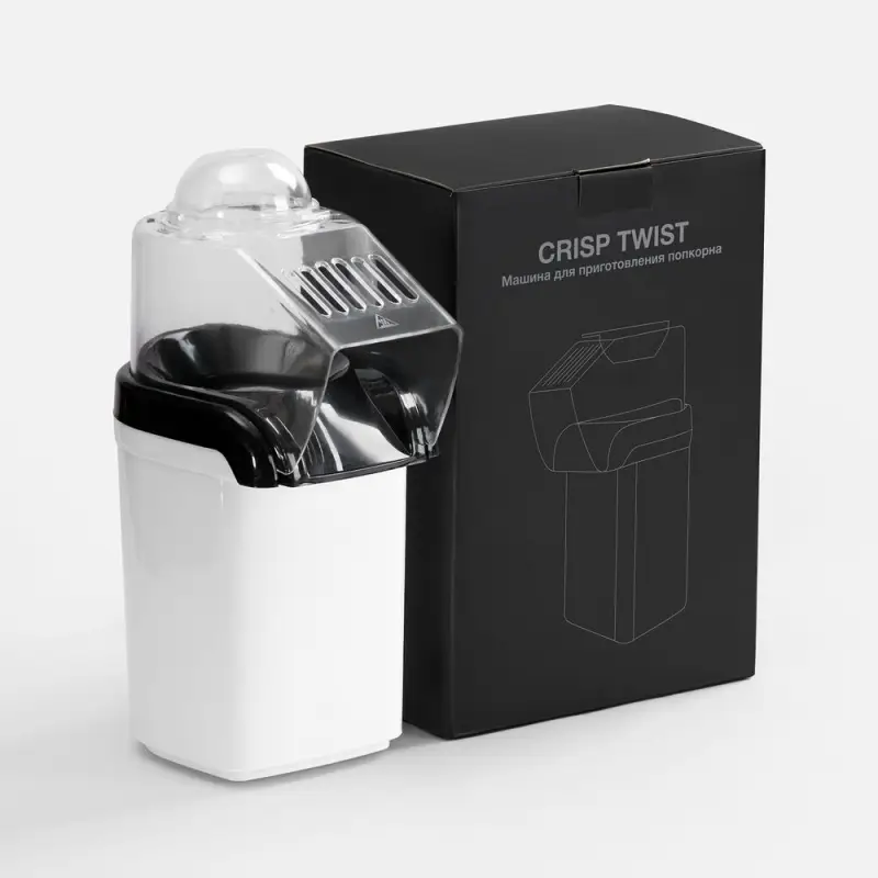 Машина для приготовления попкорна Crisp Twist, белая