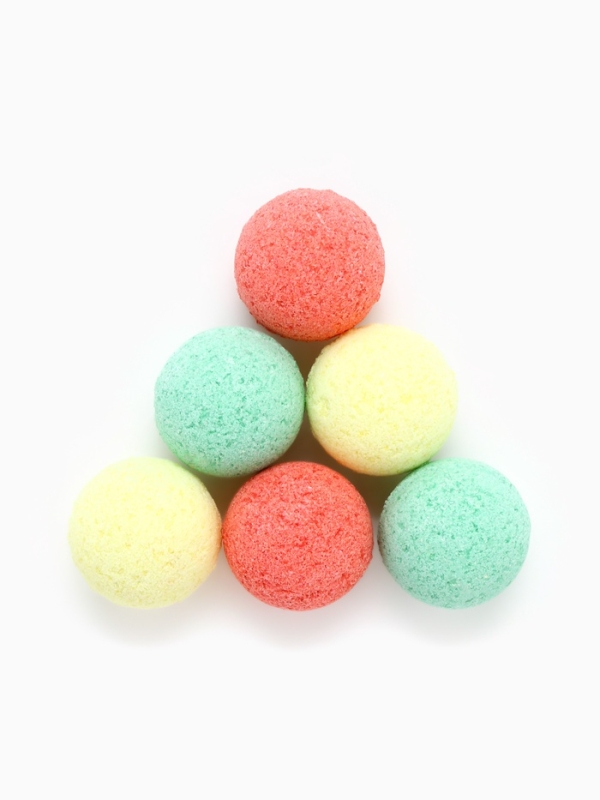 Набор бомбочек для ванны в пакете "Волшебство внутри", 6 шт по 20 гр, яблочный штрудель