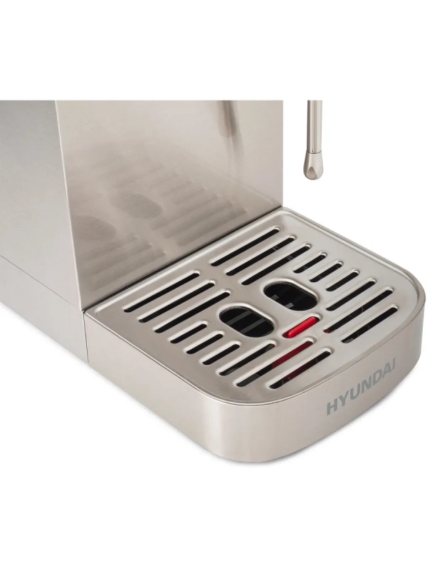 Кофеварка рожковая HEM-9990 серебристый