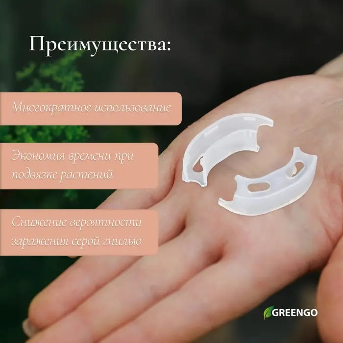 Кистедержатель &laquo;Улитка&raquo;, 3.5 см, набор 50 шт., Greengo
