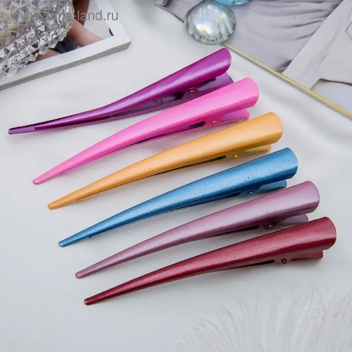 Зажим для волос &laquo;Солей&raquo;, классика, 12.7 см, МИКС