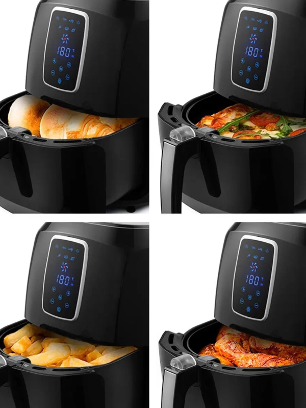 Аэрогриль электрический с поддоном КТ-2208 - 5,2 л - 1800 Вт