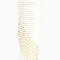 Набор посуды для праздника на 20 персон, белый с золотом (тарелки 23 см, стакан 250 мл)