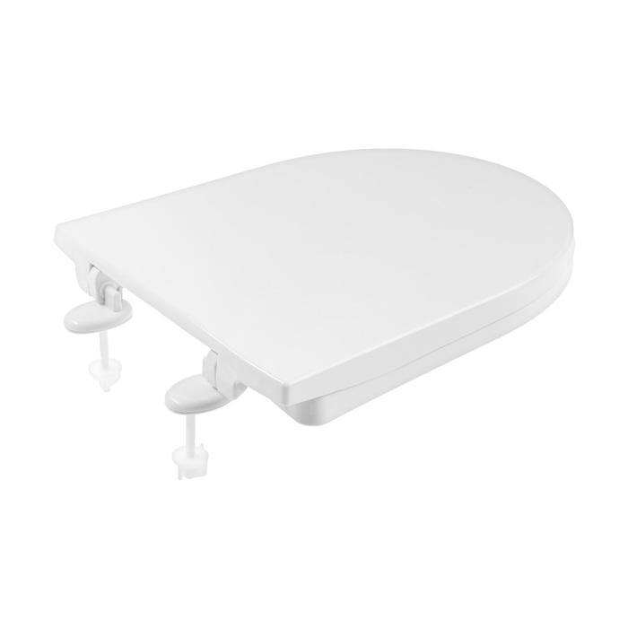 Сиденье для унитаза "АНИ Пласт" WS0300, крепление пластик, белое