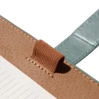 Органайзер на кольцах, C6, с хлястиком, 80л, линия, к/зам, Зеленый