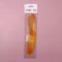 Расчёска комбинированная, 20&times;4(&plusmn;1) см, янтарная