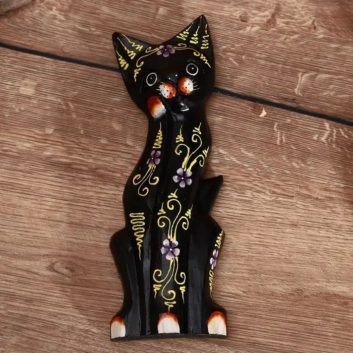 Сувенир "Кошка" албезия 30 см