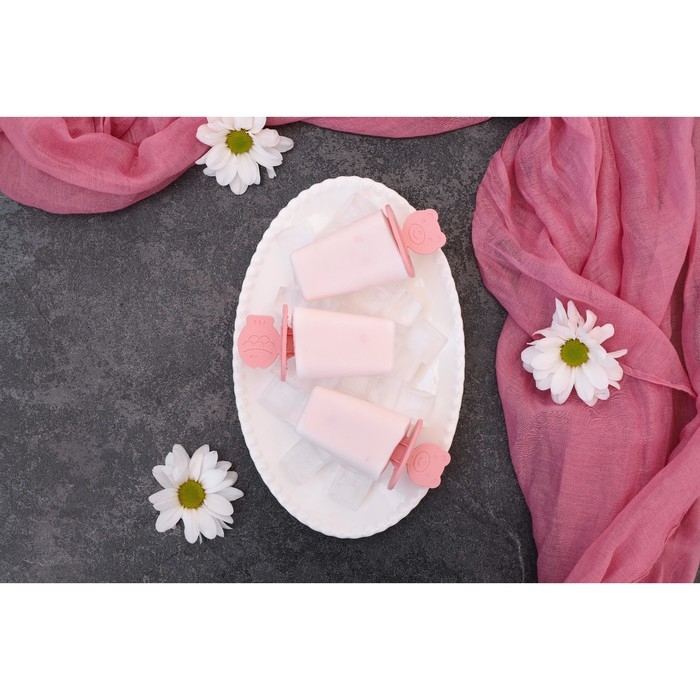 Форма для мороженого Доляна &laquo;Нега&raquo;, 6 ячеек, цвет МИКС