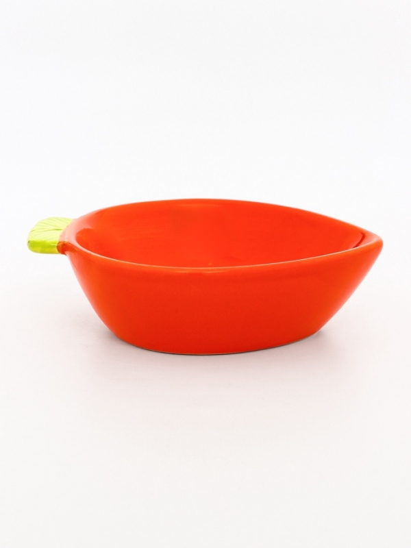 Миска керамическая для грызунов "Морковь" 10 х 13 х 3,8 см