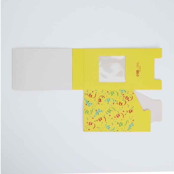 Коробка подарочная складная с 3D эффектом, упаковка, &laquo;С Днем рождения!&raquo;, 11 х 11 х 13 см