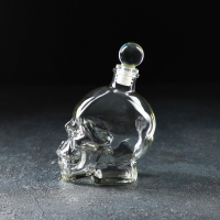 Штоф стеклянный Magistro &laquo;Череп. Хэллоуин&raquo;, 400 мл