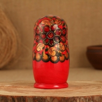 Матрёшка 5-ти кукольная "Аля" бутоны , 14-15см, ручная роспись.