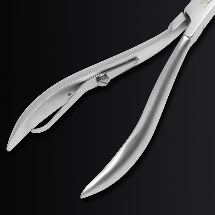 Кусачки маникюрные для кутикулы &laquo;Premium satin&raquo;, эргономичные, 10,1 см, длина лезвия - 7 мм, цвет серебристый