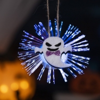 Светодиодная игрушка &laquo;Призрак&raquo; 10 см, батарейки AG13х3 (в комплекте), свечение мульти