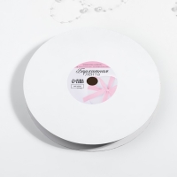 Лента бархатная, с серебряным люрексом, 20 мм, 18 &plusmn; 1 м, цвет серый №184