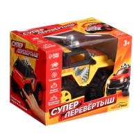 Джип-перевёртыш &laquo;Внедорожник&raquo;, работает от батареек, цвет жёлтый