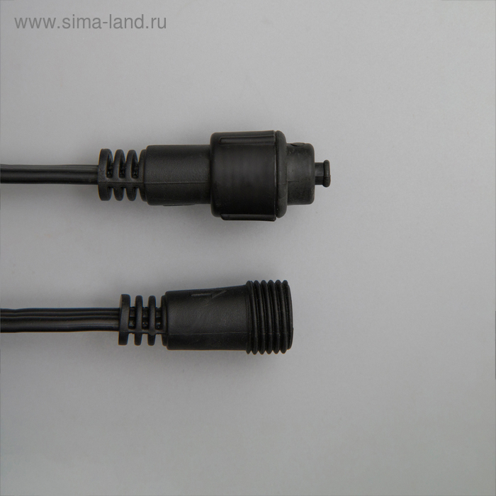 Гирлянда &laquo;Занавес&raquo; 2 &times; 6 м, IP44, УМС, тёмная нить, 1440 LED, свечение синее, 220 В