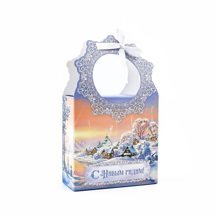 Коробка новогодняя складная &laquo;Зимняя сказка&raquo; 12.3 х 21 х 5.3 см, Новый год