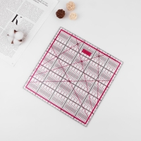 Набор линеек для квилтинга и пэчворка 30&times;30/25&times;25/15&times;15/10&times;10 см, толщина 3 мм