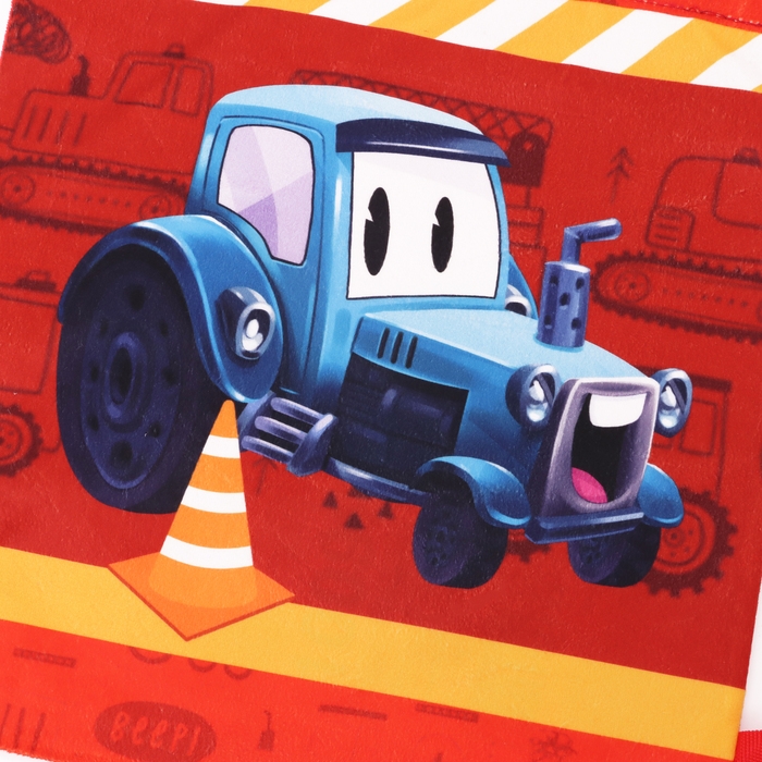 Сумка детская &laquo;Синий трактор&raquo;, 35 &times; 30 см, цвет красный