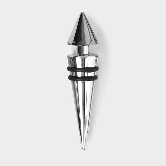 Набор для вина в кейсе Доляна &laquo;Бутылка&raquo;, 5 предметов: пробка, кольцо, каплеуловитель, штопор, нож для срезания фольги