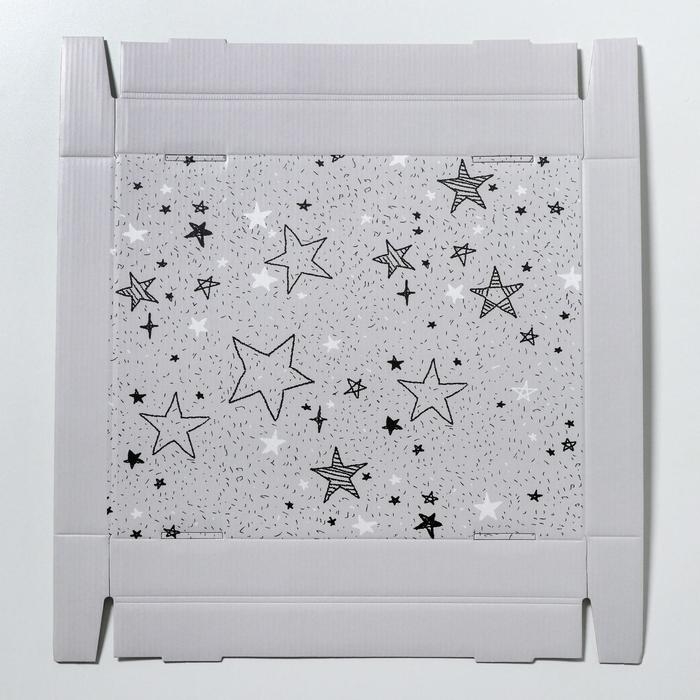 Коробка подарочная складная, упаковка, &laquo;Звёздные радости&raquo;, 31 х 25.5 х 16 см