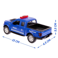 Парковка &laquo;Полицейский участок&raquo; с металлической машинкой и рацией, световые и звуковые эффекты