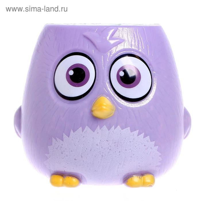 Набор для опытов &laquo;Пташки, выращиваем травку&raquo;, фиолетовый горшочек