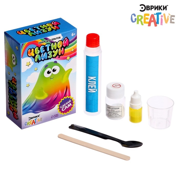 Набор для опытов &laquo;Цветной лизун&raquo;