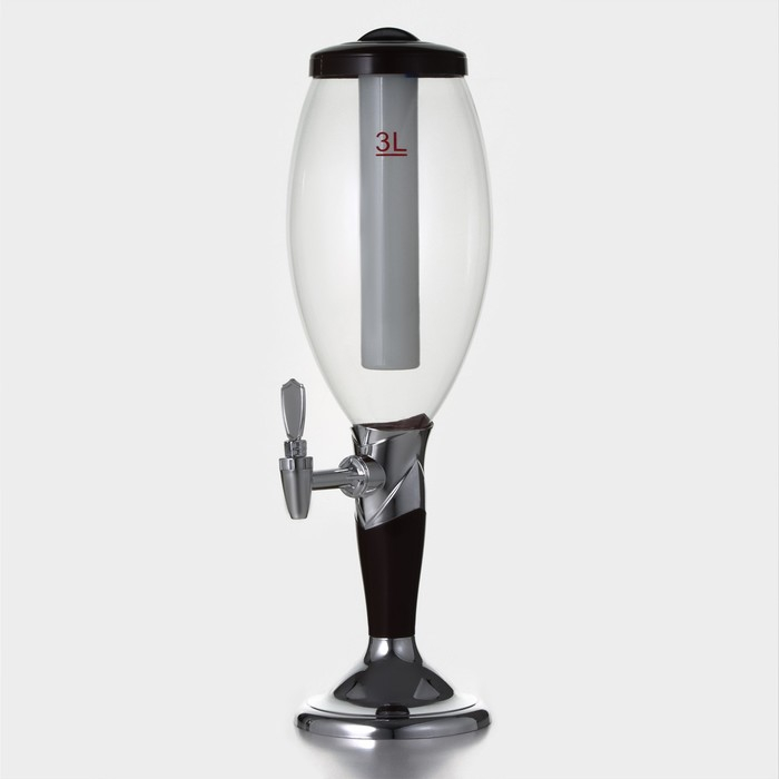 Башня пивная &laquo;Вавилон стиль&raquo;, 3 л, цвет коричневый